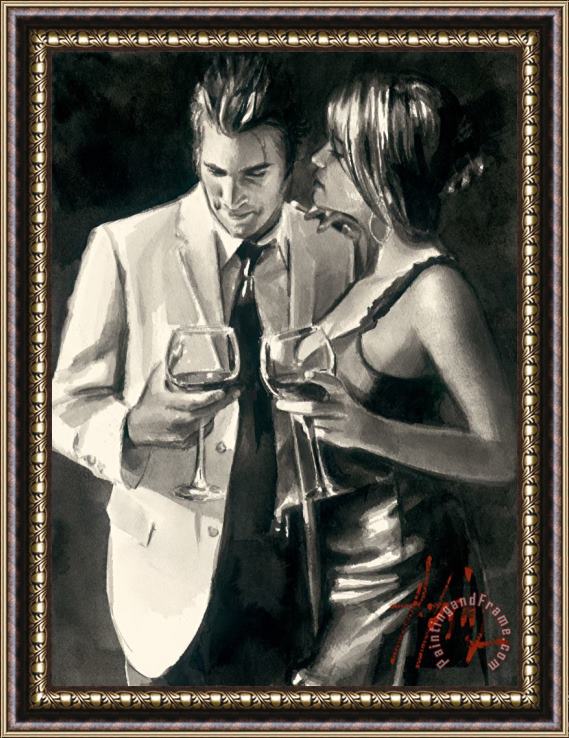 Fabian Perez The Proposal VII Framed Painting