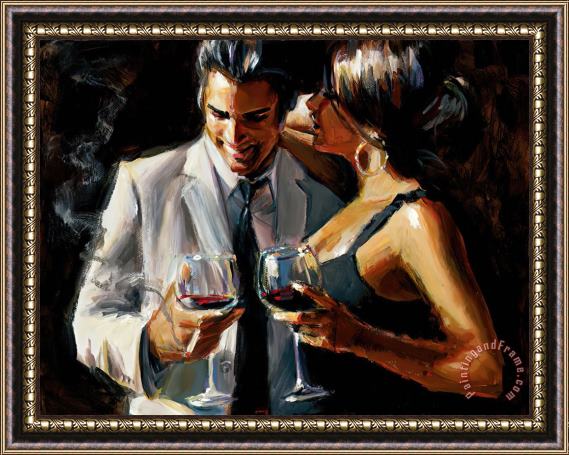 Fabian Perez The Proposal VIII Framed Painting