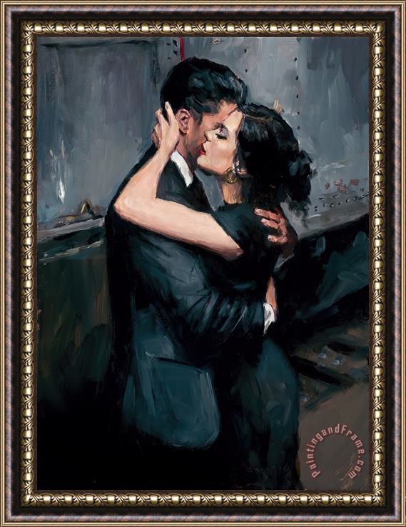 Fabian Perez The Train Station VII Framed Painting
