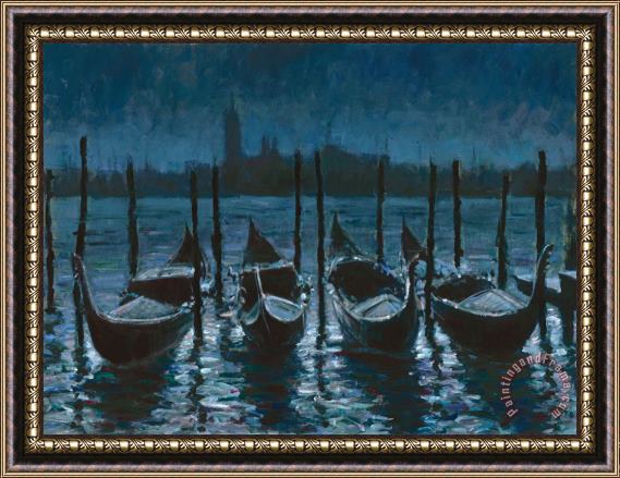 Fabian Perez Venetian Nights Framed Painting