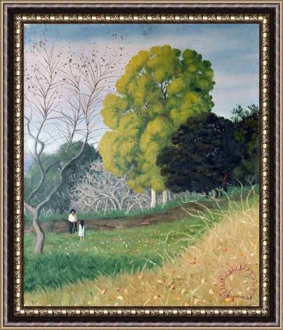 Felix Vallotton The Green Tree, Cagnes Framed Painting