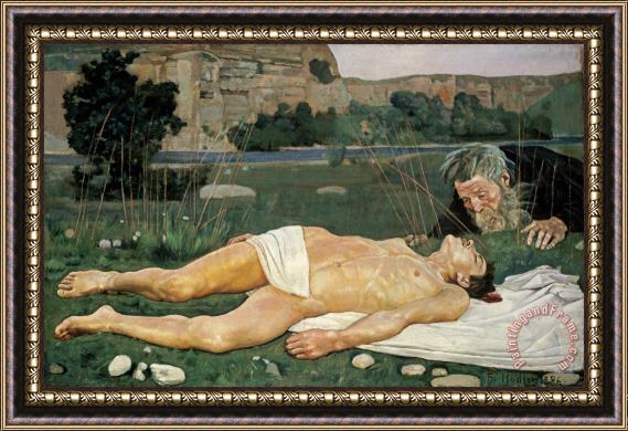 Ferdinand Hodler The Good Samaritan Framed Painting