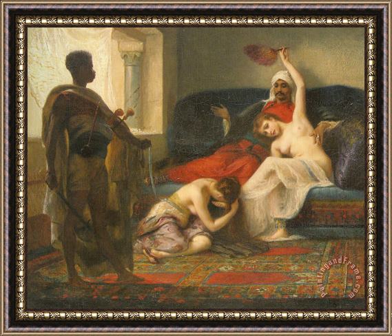 Fernand Anne Piestre Cormon The Deposed Favourite Framed Painting
