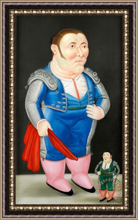 Fernando Botero Antonio Chaves Framed Print