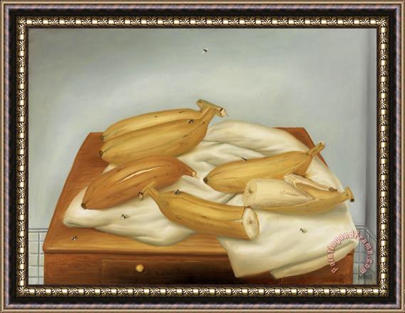 Fernando Botero Bananas, 1975 Framed Print