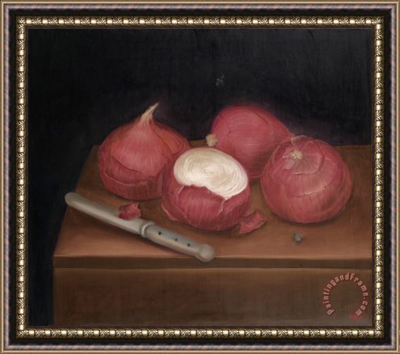 Fernando Botero Cebollas Espanolas (spanish Onions), 1969 Framed Print