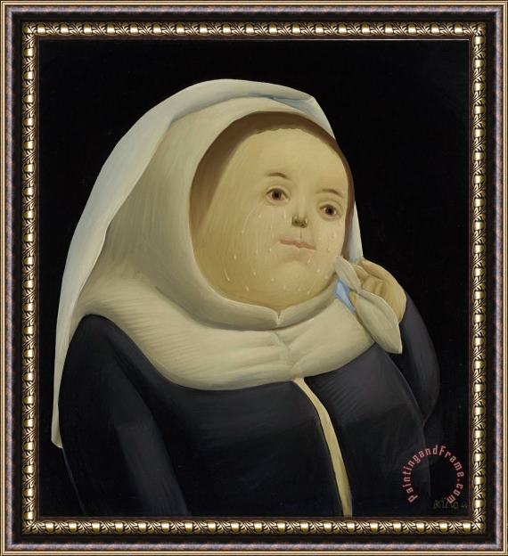 Fernando Botero Mother Superior, 2000 Framed Painting