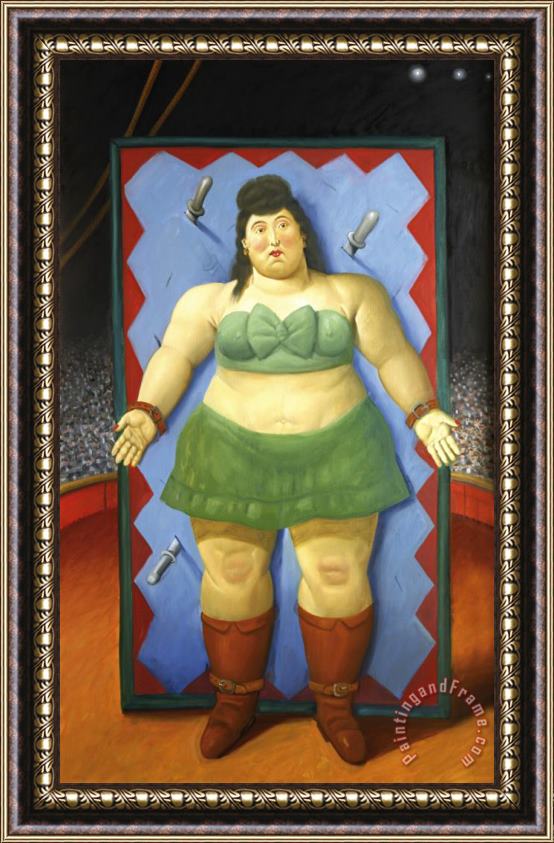 Fernando Botero Target Framed Painting