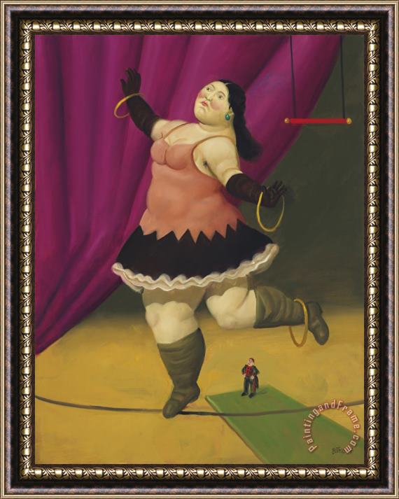 Fernando Botero Tightrope Walker, 2007 Framed Print