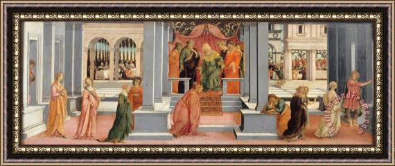 Filippino Lippi Esther Choisie Par Assuerus Framed Painting
