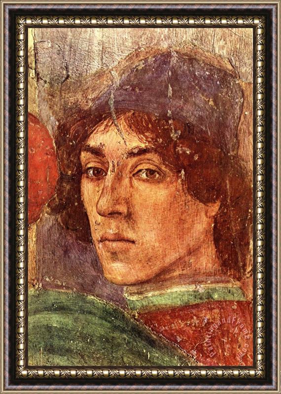 Filippino Lippi Self Portrait Framed Painting