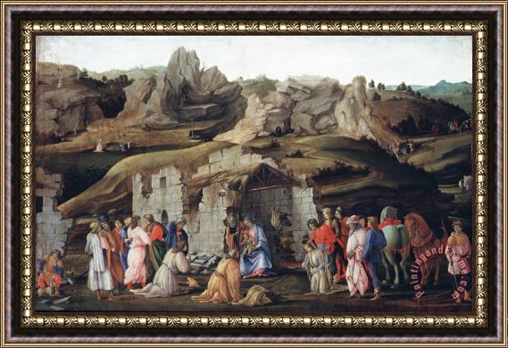 Filippino Lippi The Adoration of The Magi Framed Print