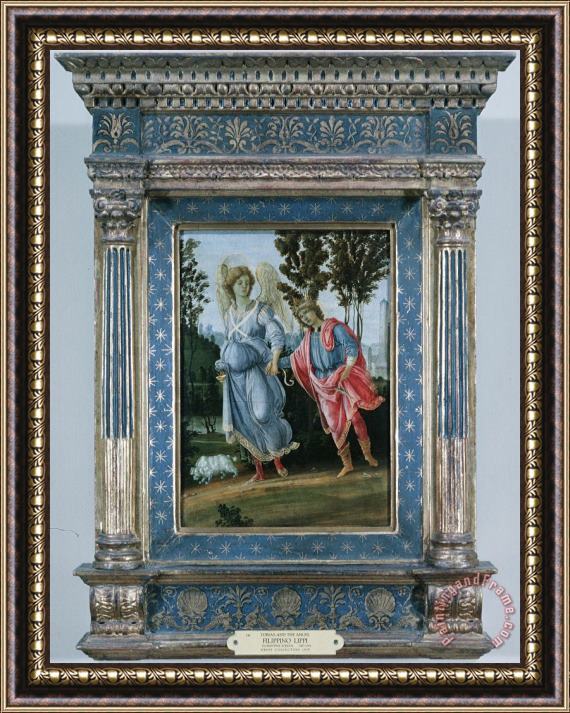 Filippino Lippi Tobias And The Angel Framed Print
