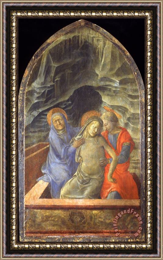Filippo Lippi Pieta Framed Painting