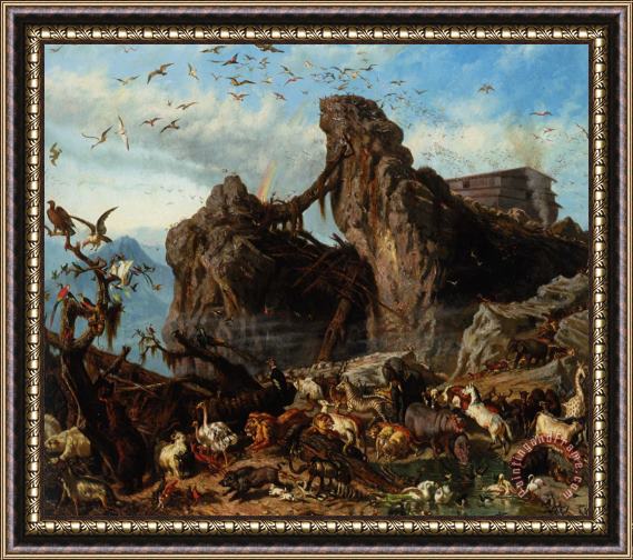 Filippo Palizzi After The Flood Framed Print
