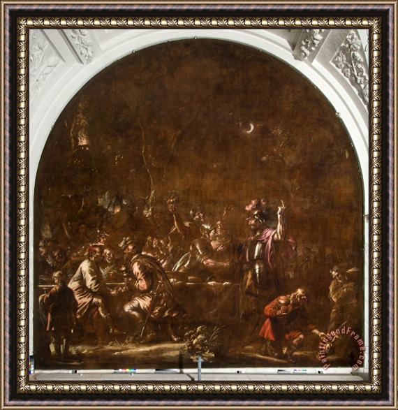 Flinck, Govaert & Ovens, Jurgen The Conspiracy of The Batavians Under Claudius Civilis Framed Painting