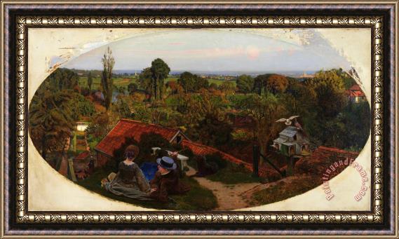 Ford Madox Brown An English Autumn Afternoon, 1852 1853 Framed Painting