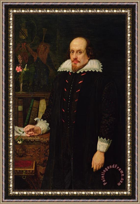 Ford Madox Brown Portrait of William Shakespeare Framed Painting
