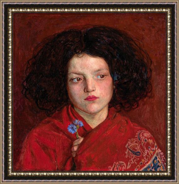 Ford Madox Brown The Irish Girl Framed Painting