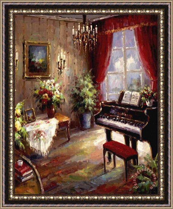 Foxwell Music Parlor Framed Painting