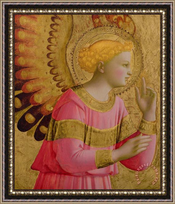 Fra Angelico Annunciatory Angel Framed Print