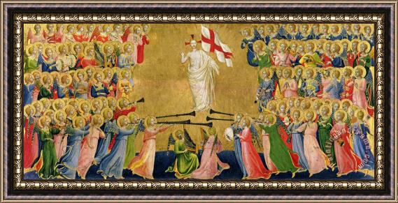 Fra Angelico Christ Glorified In The Court Of Heaven Framed Print