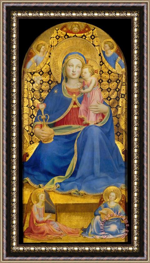Fra Angelico Virgin of Humility Framed Painting