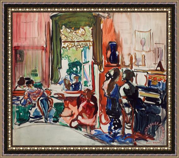 Frances Hodgkins The Piano Lesson Framed Painting