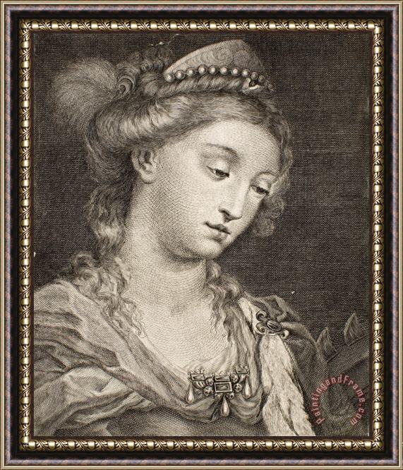 Francesc Fontanals Saint Catherine of Alexandria Framed Painting