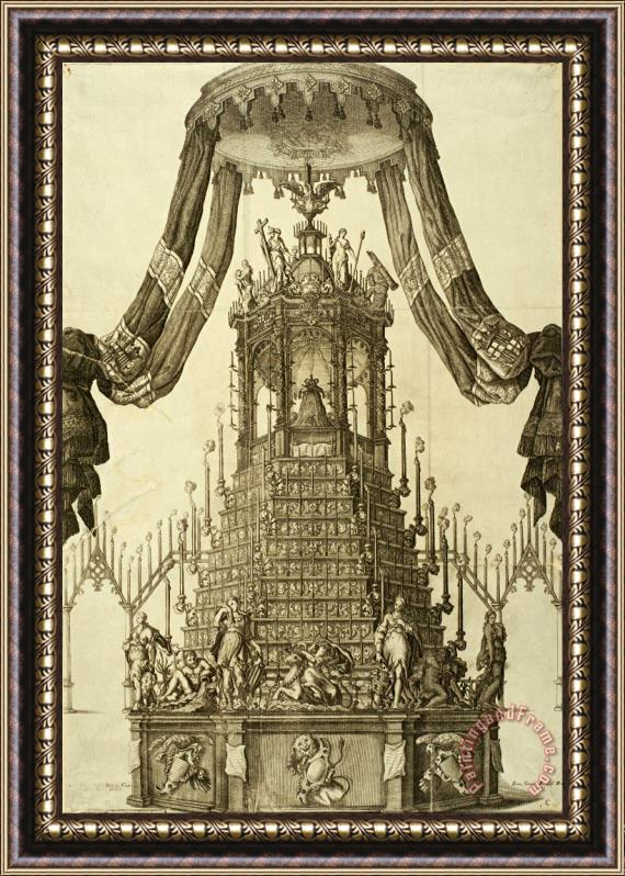 Francesc Gazan Tomb of Charles II Framed Print