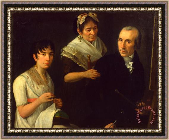 Francesc Lacoma i Sans The Painter's Family Framed Painting