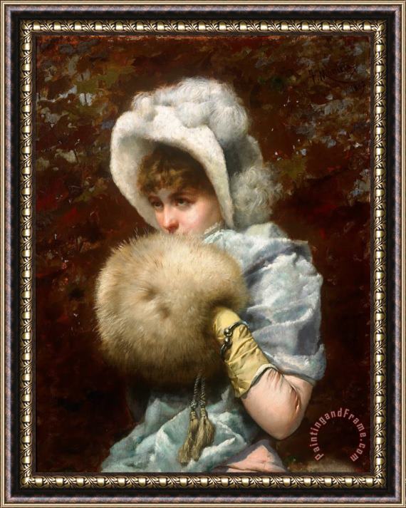 Francesc Masriera Winter 1882 Framed Painting