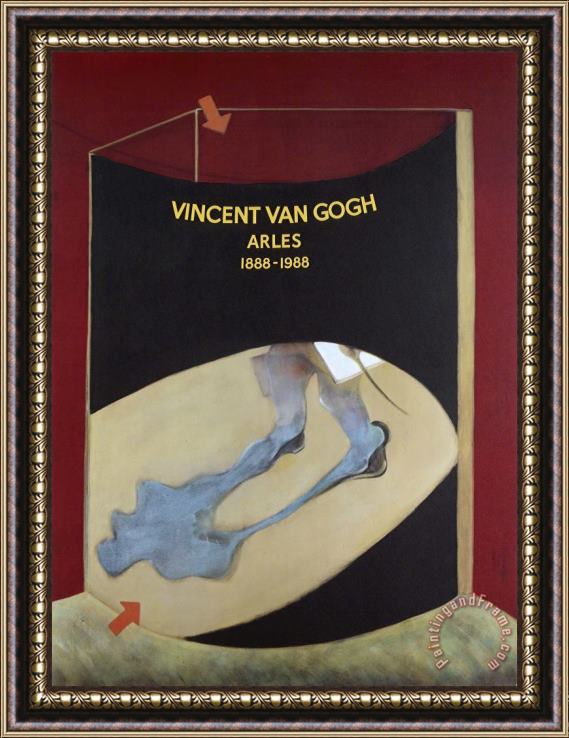 Francis Bacon After Vincent Van Gogh, 1985 Framed Painting