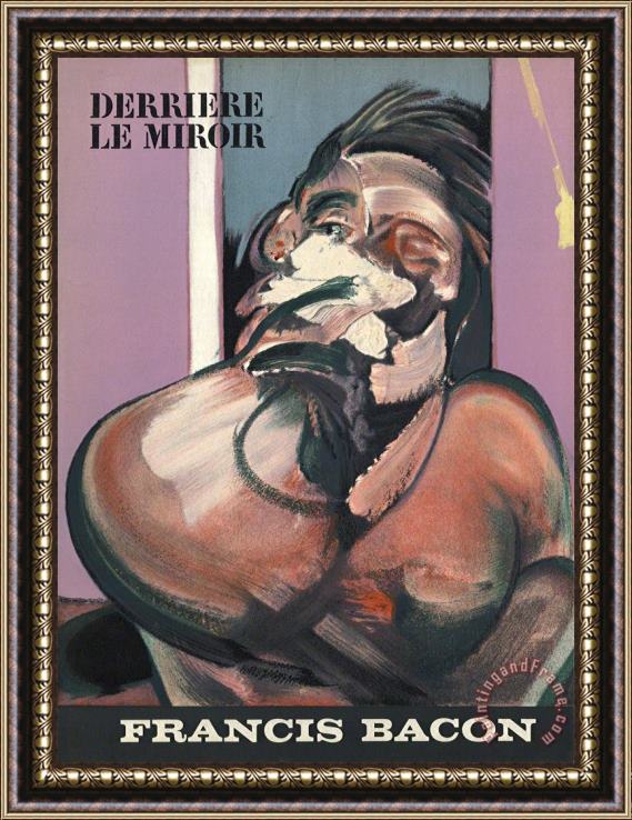 Francis Bacon Derriere Le Miroir (cover Lithograph), 1966 Framed Print