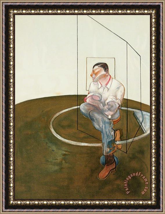Francis Bacon Etude Pour Un Portrait De John Edwards (study for a Portrait of John Edwards), 1986 Framed Painting