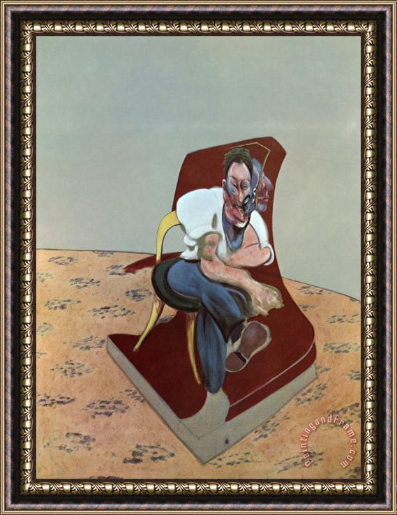 Francis Bacon Lithograph, 1966 Framed Print