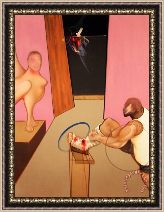 Francis Bacon Oedipus And The Sphinx, 1983 Framed Print