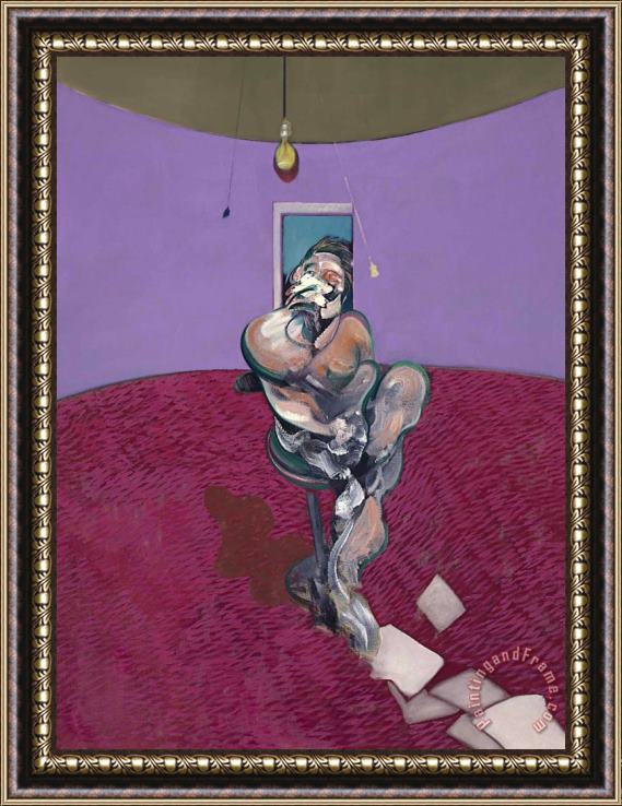Francis Bacon Portrait of George Dyer Talking, 1966 Framed Painting