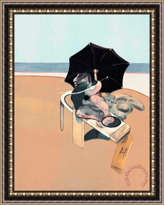 Francis Bacon Right Panel, From Triptych, 1981 Framed Painting