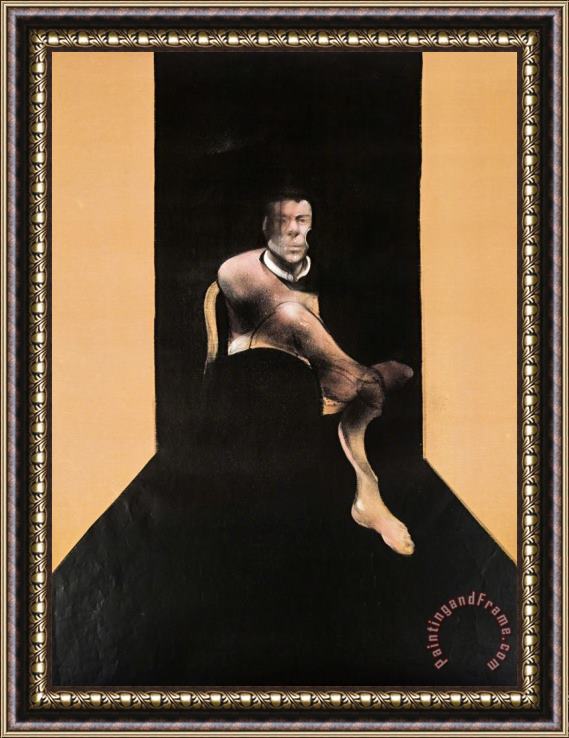 Francis Bacon Study for a Portrait of John Edwards; Russian Retrospective Exhibition Poster, 1988 Framed Painting