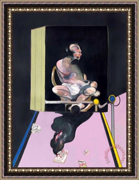 Francis Bacon Study for Portrait, 1977 Framed Painting