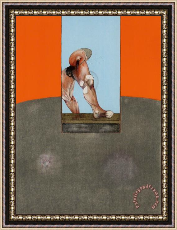 Francis Bacon Triptych (centre Panel), 1987 Framed Painting