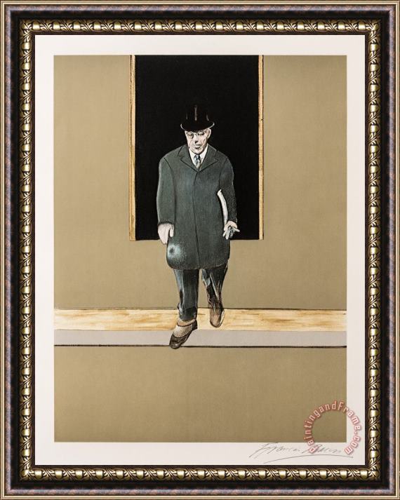 Francis Bacon Triptych, 1987 Framed Painting