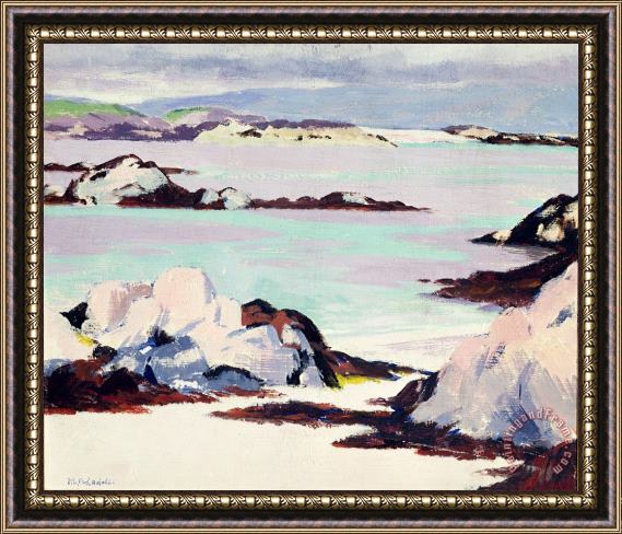 Francis Campbell Boileau Cadell Island of Iona Framed Painting