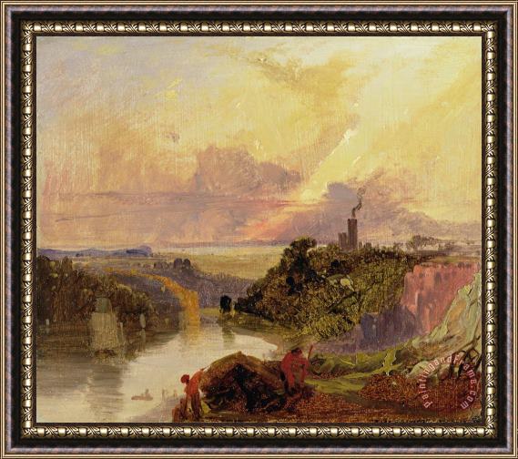 Francis Danby The Avon Gorge at Sunset Framed Print