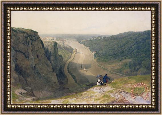 Francis Danby The Avon Gorge - looking over Clifton Framed Print