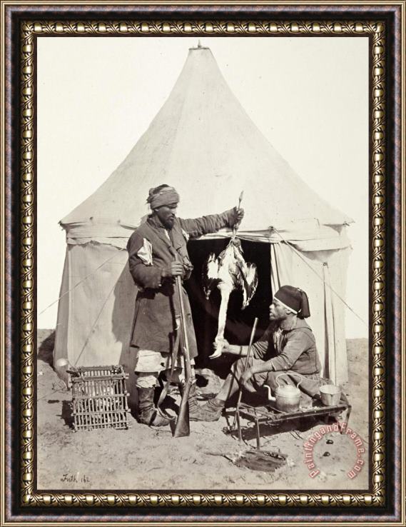Francis Frith Arab Sportsman And Cook Framed Print