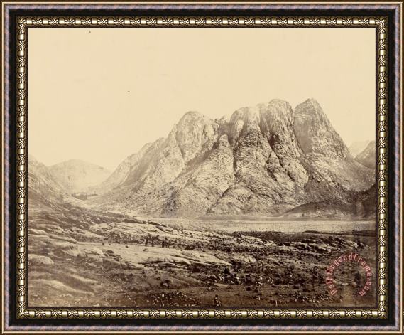 Francis Frith Mount Horeb, Sinai 2 Framed Print
