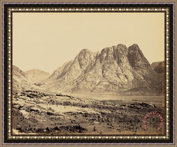Francis Frith Mount Horeb, Sinai Framed Painting