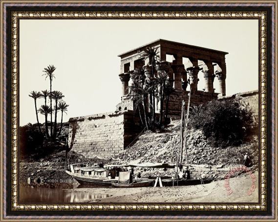 Francis Frith The Hypaethral Temple, Philae (egypt) Framed Painting